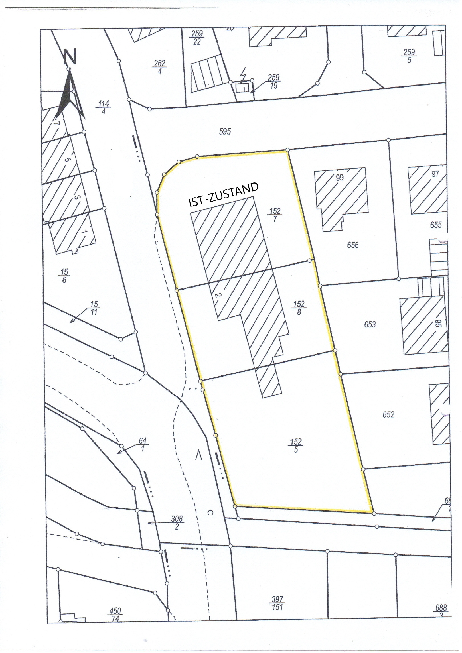 Lageplan IST-ZUSTAND
