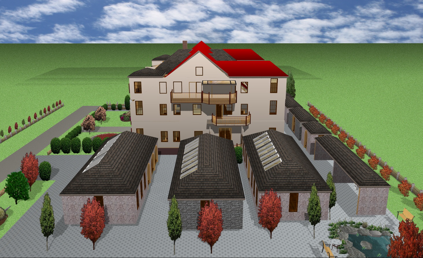 VOGELPERSPEKTIVE - SÜDEN VOGELPERSPEKTIVE - SÜDEN